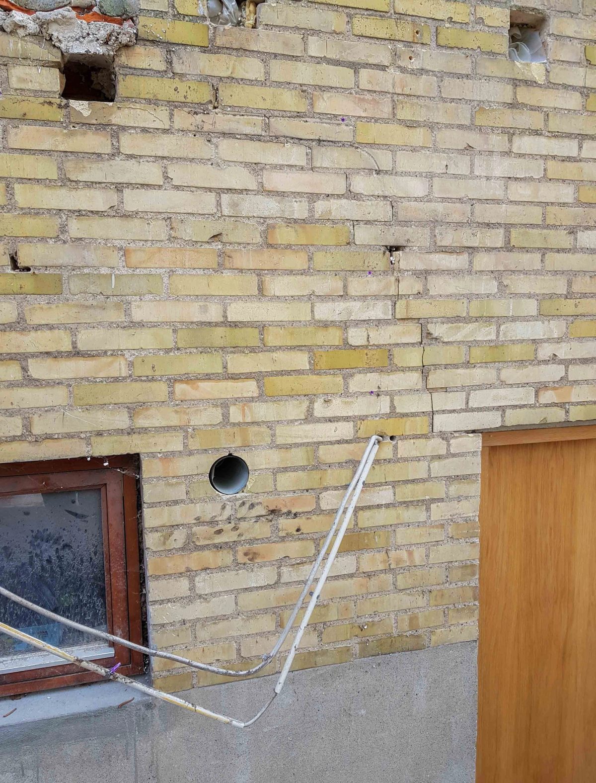Facaderenovering af privat villa, Gentofte. Før arbejdet.