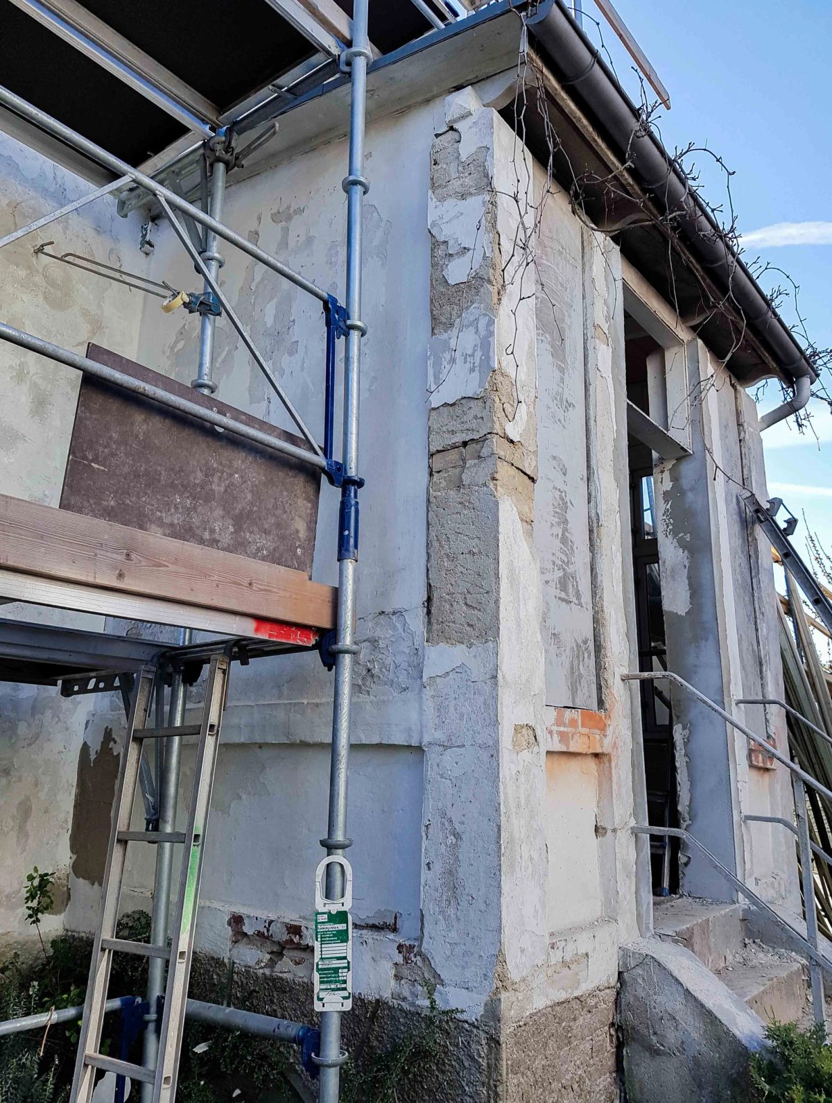 Facaderenovering af privat villa, Gentofte · Før arbejdet