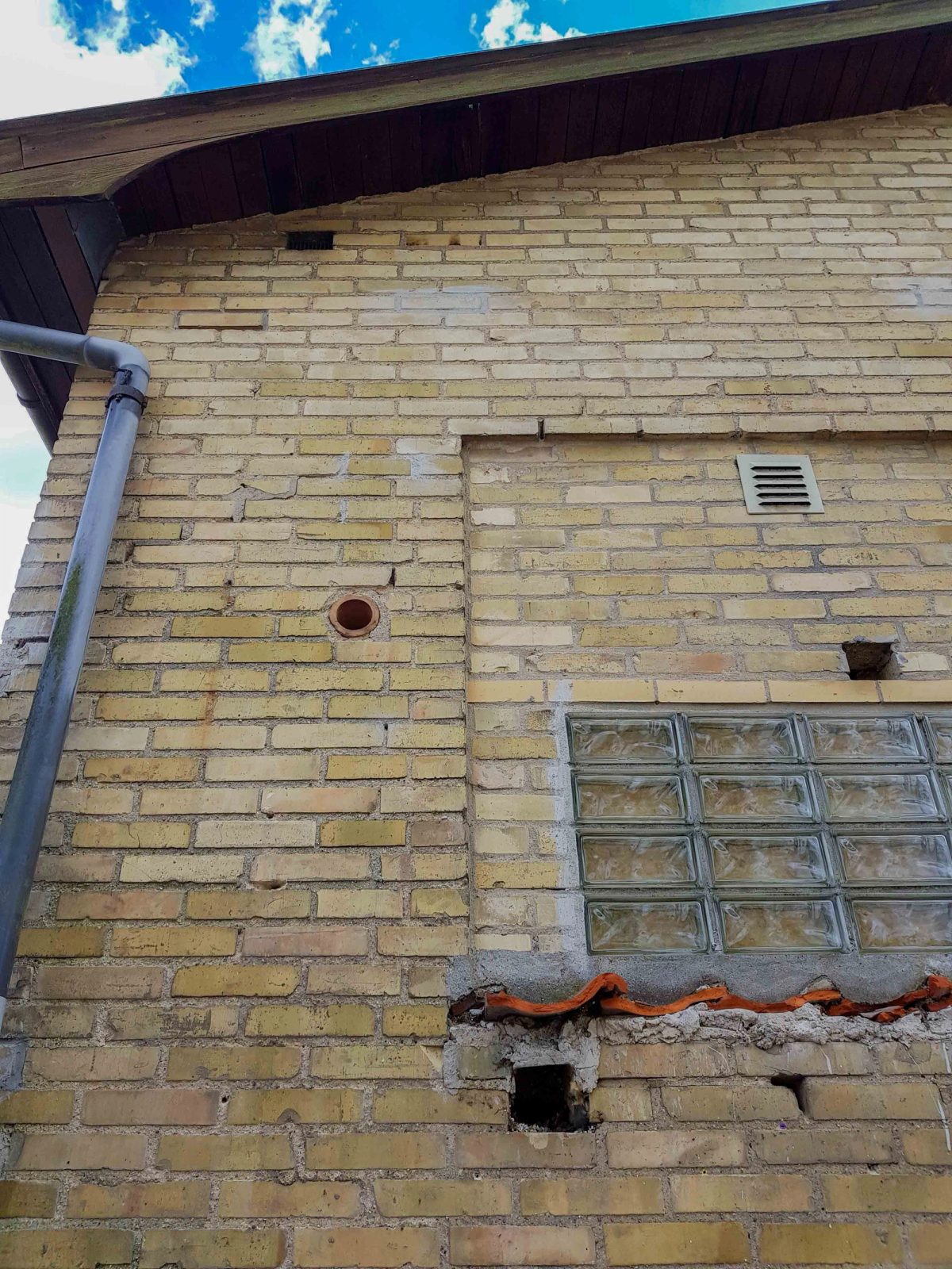 Facaderenovering af privat villa, Gentofte. Før arbejdet.