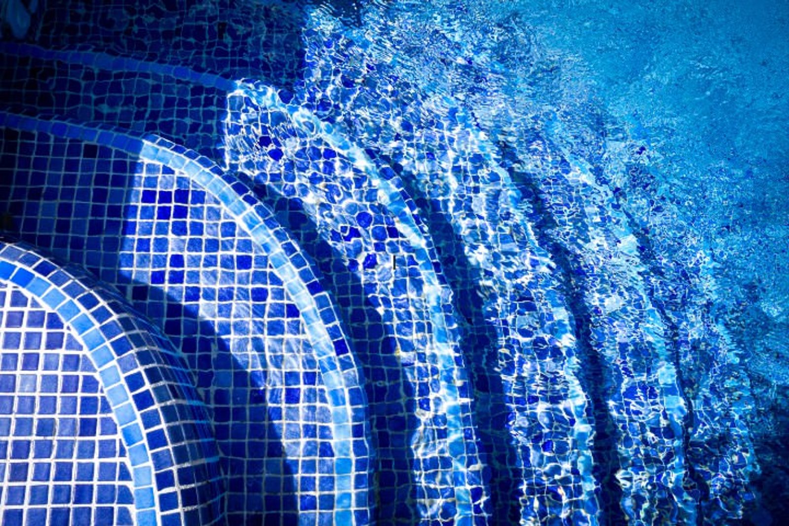 Pool water balancing and start-up process marking the completion of construction