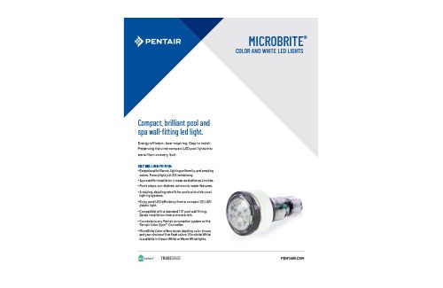 MicroBrite LED Lights Trade Sell Sheet