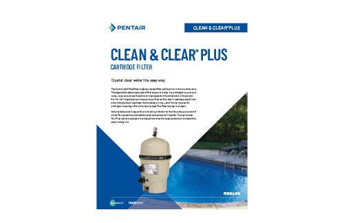 Clean & Clear Plus Cartridge Filter - Brochure