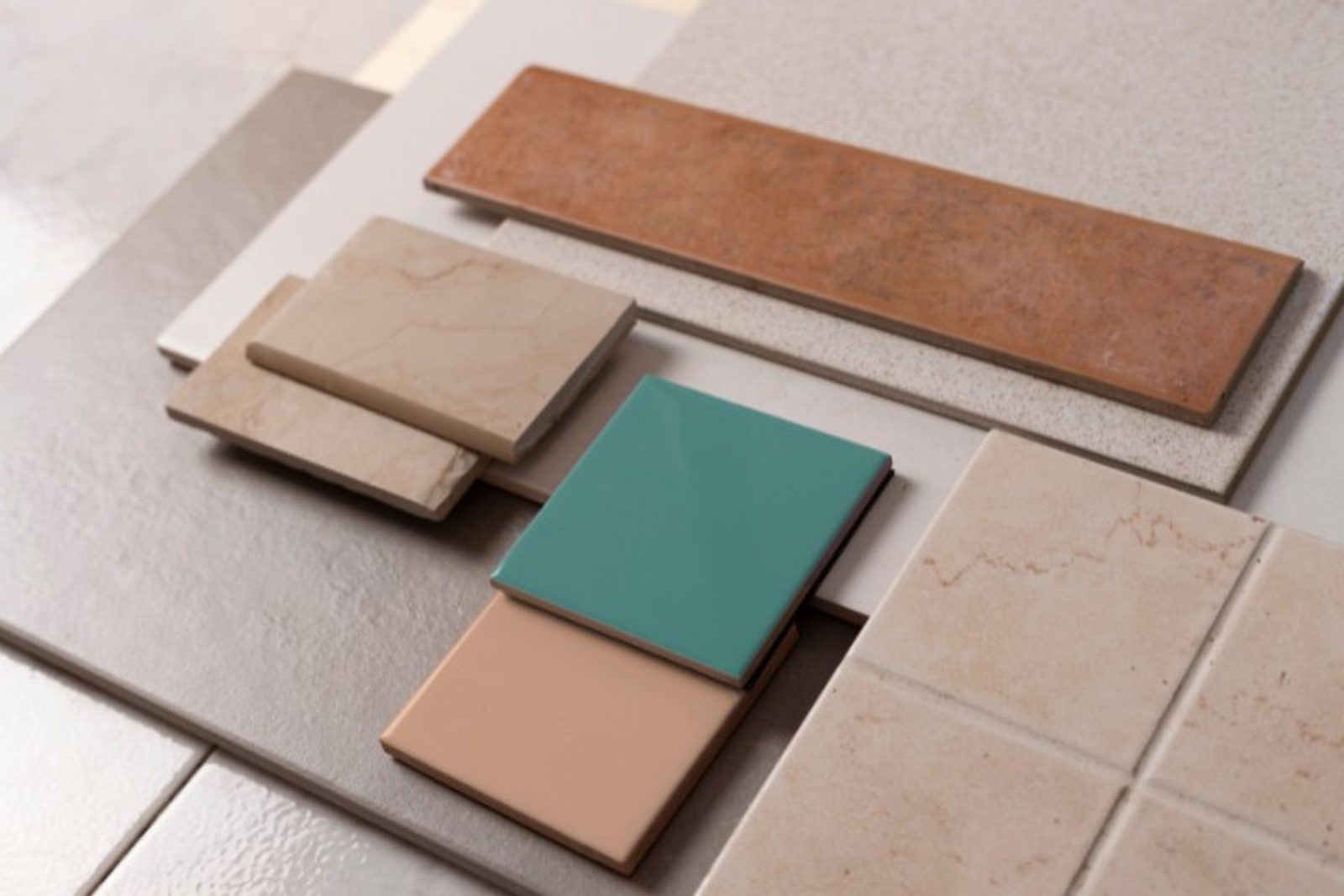 Selection of premium tiles for custom pool finishes
