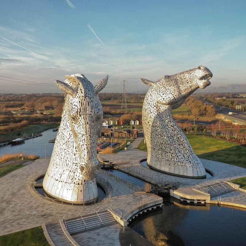 Falkirk Wheel & The Kelpies