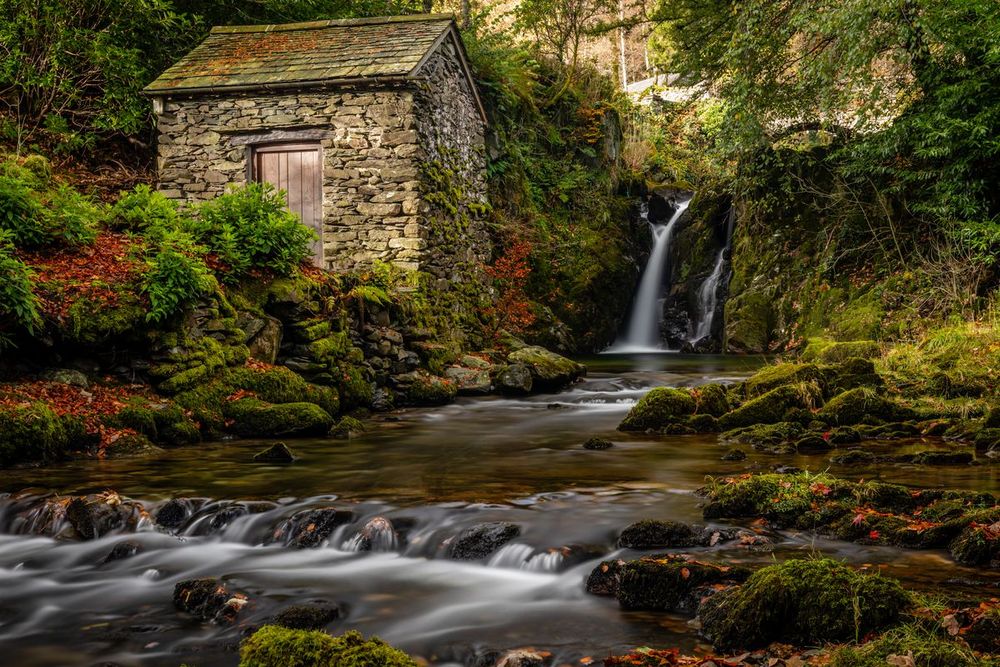 Waterfall in the lake district