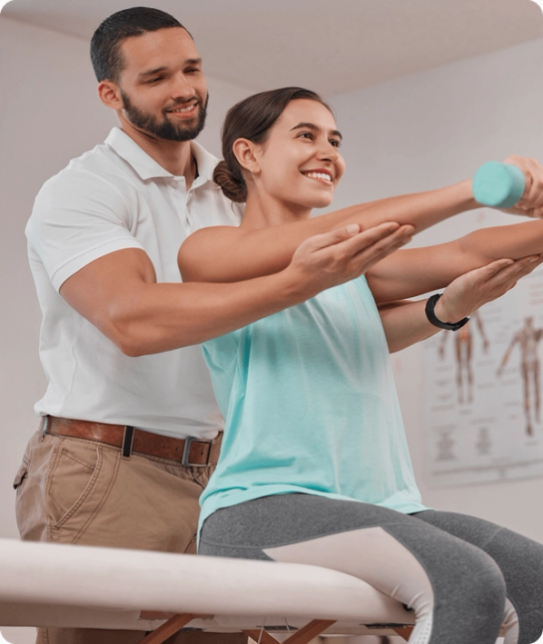 Patient receiving care