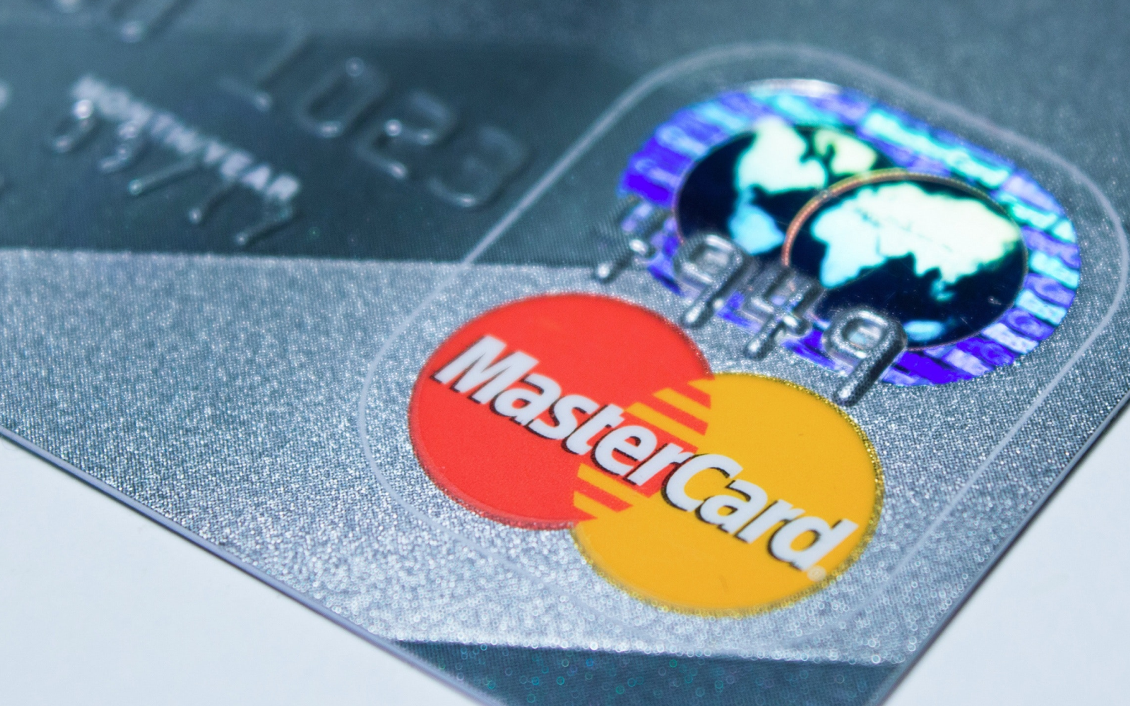 Master Card Debit Card on a table