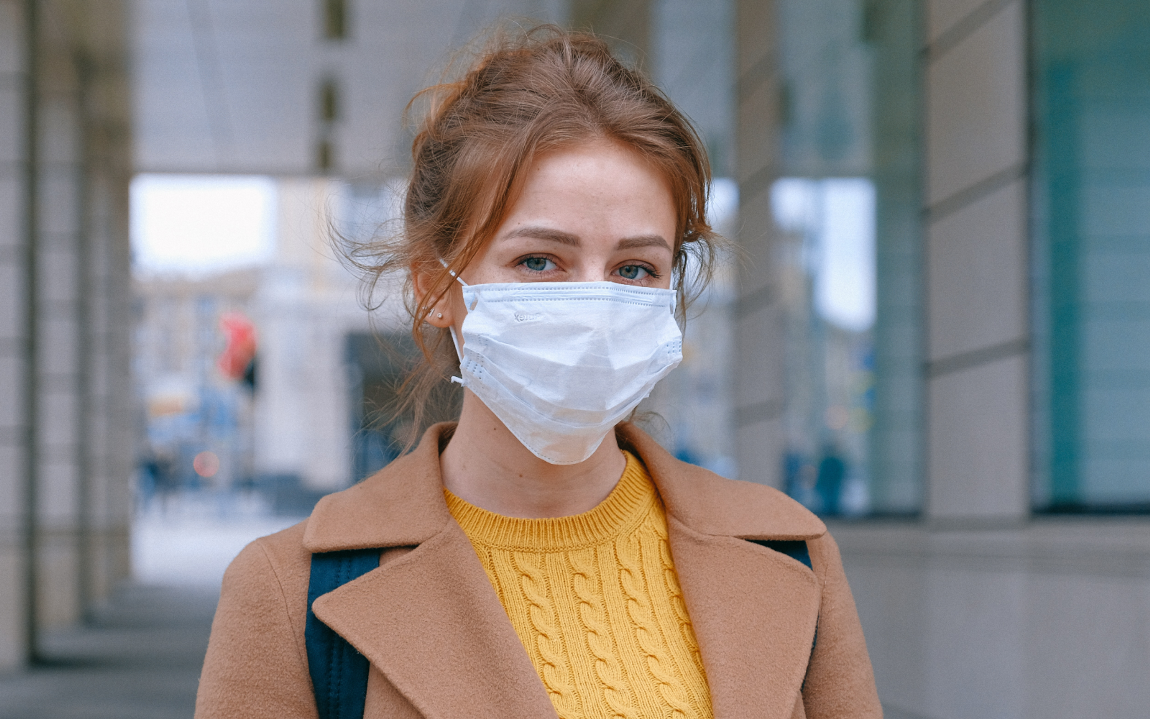 Woman Wearing Face Mask