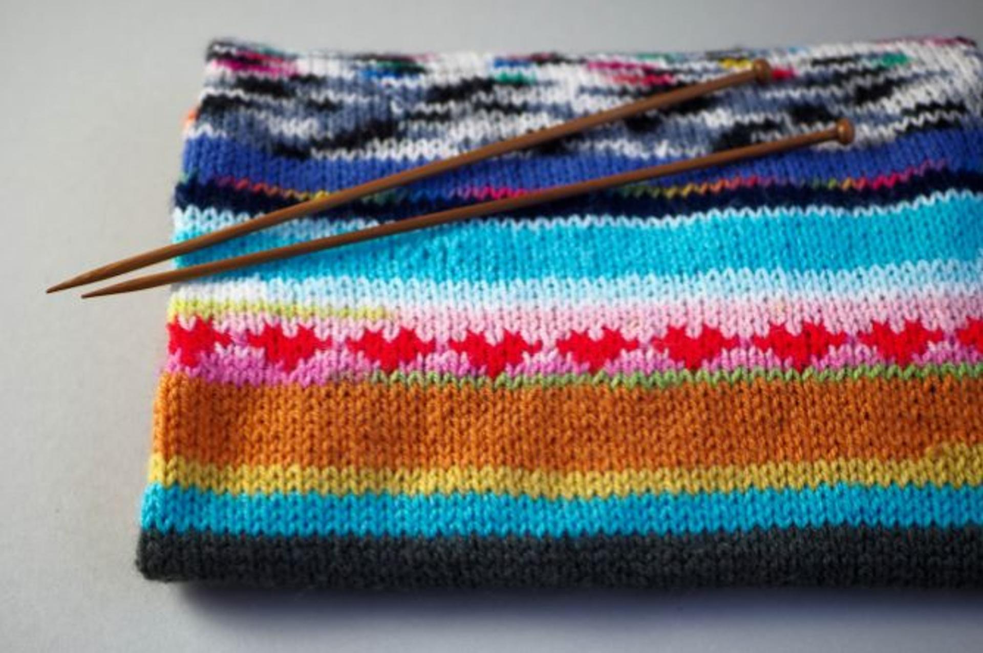 Example of Fair Isle knit pattern.