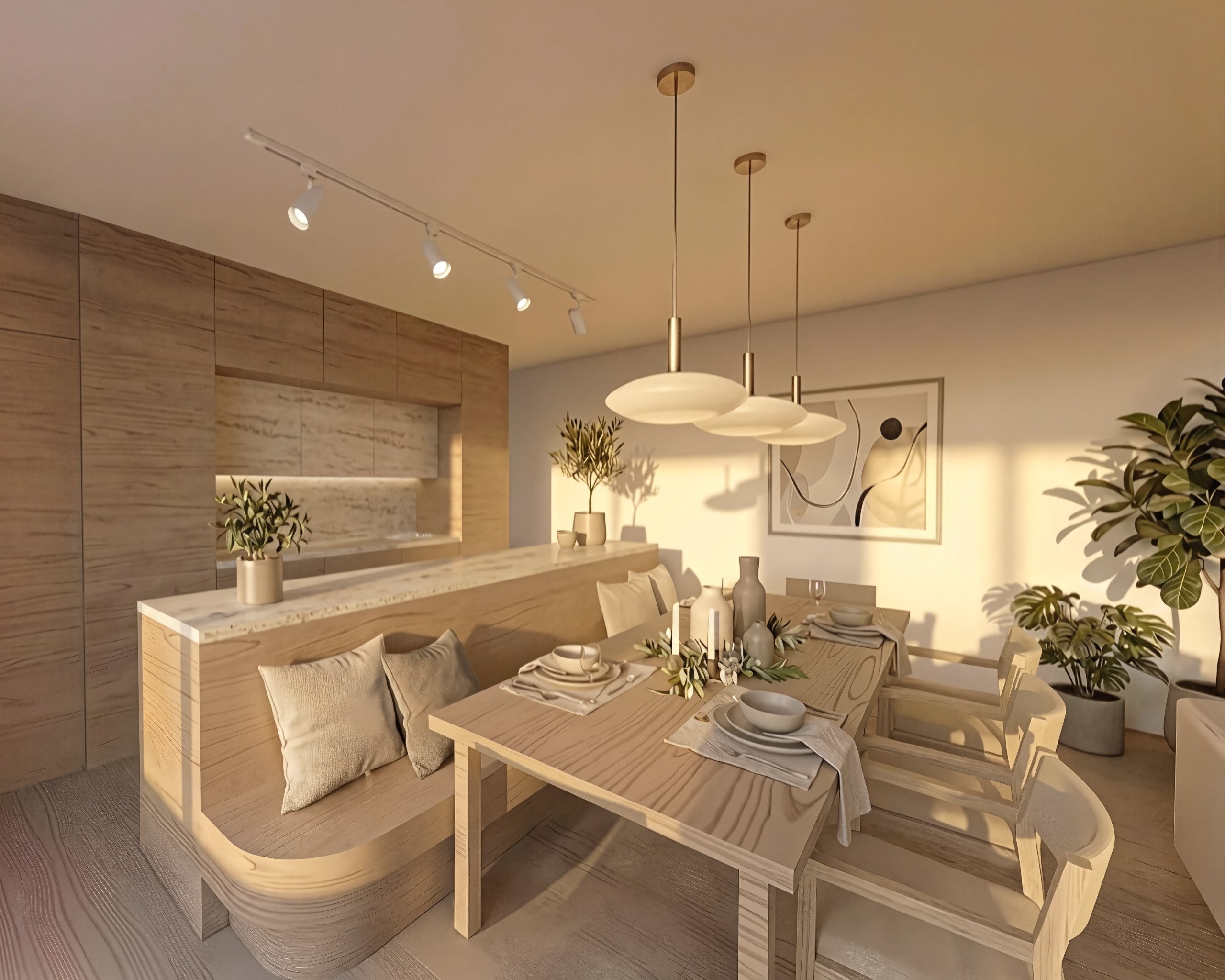 The feel of a family house, the ease of an apartment