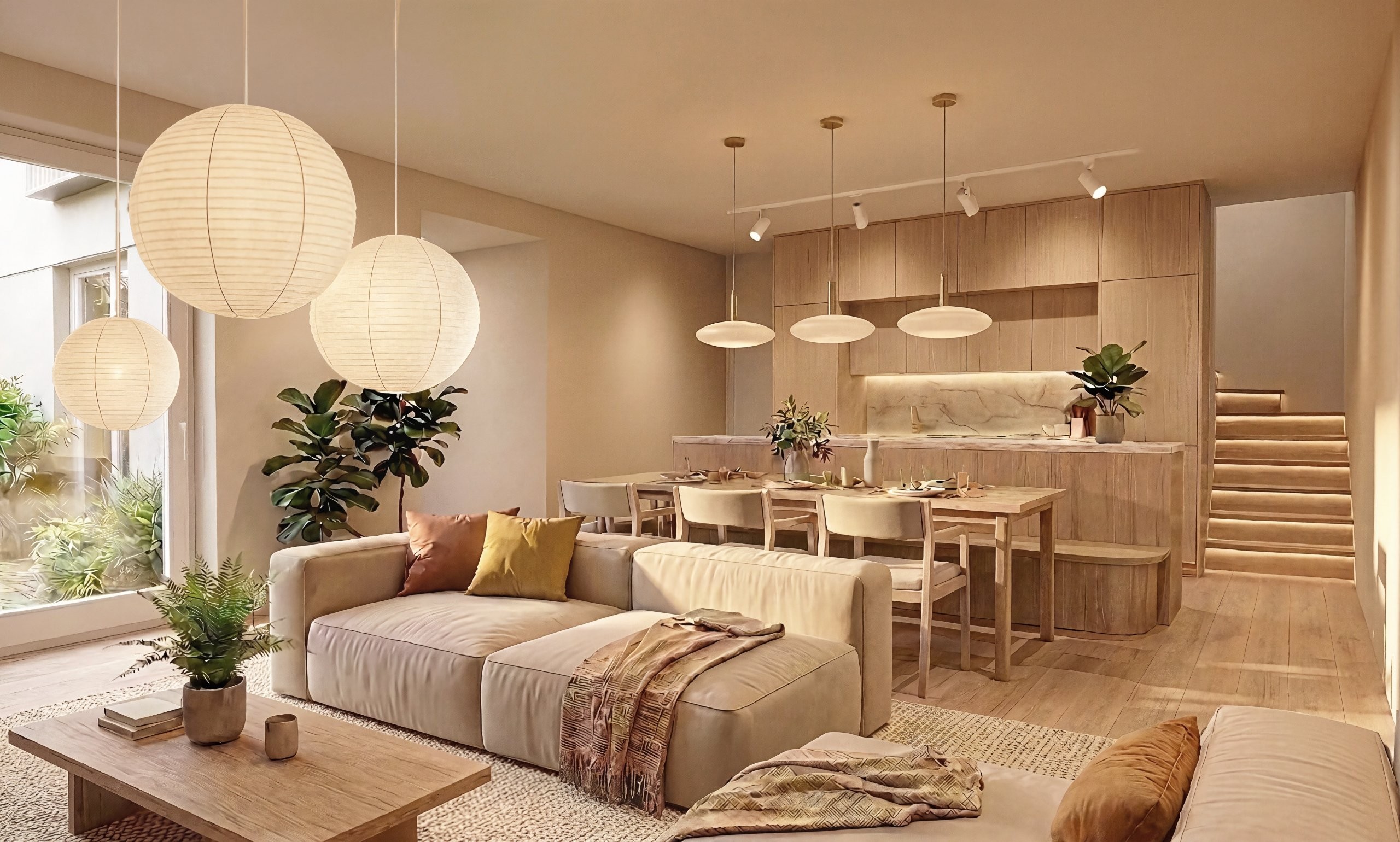 The feel of a family house, the ease of an apartment