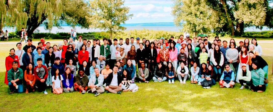 FICCC church family gathered together outdoors