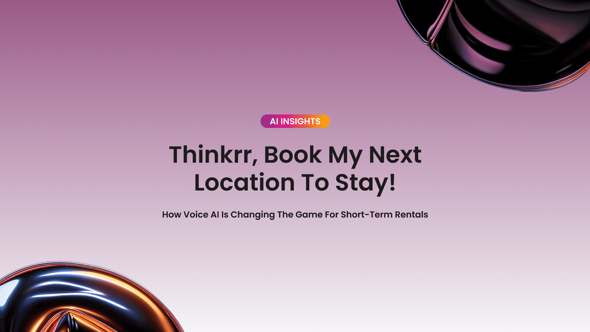 Thinkrr, book my next location to stay!