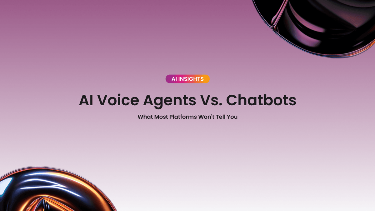 AI Voice Agents vs. Chatbots
