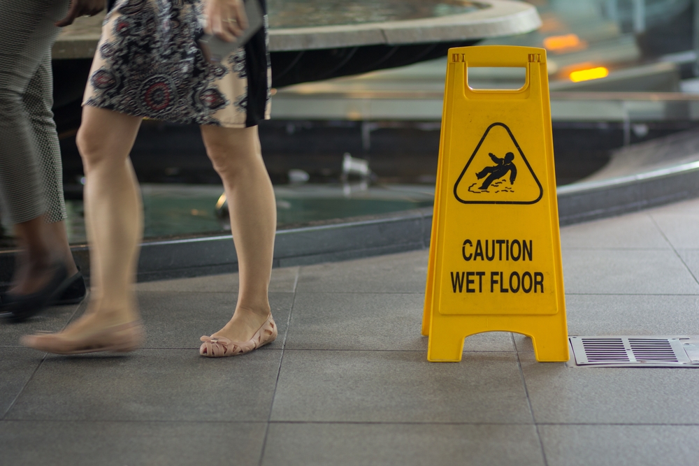 Image slip and fall accident