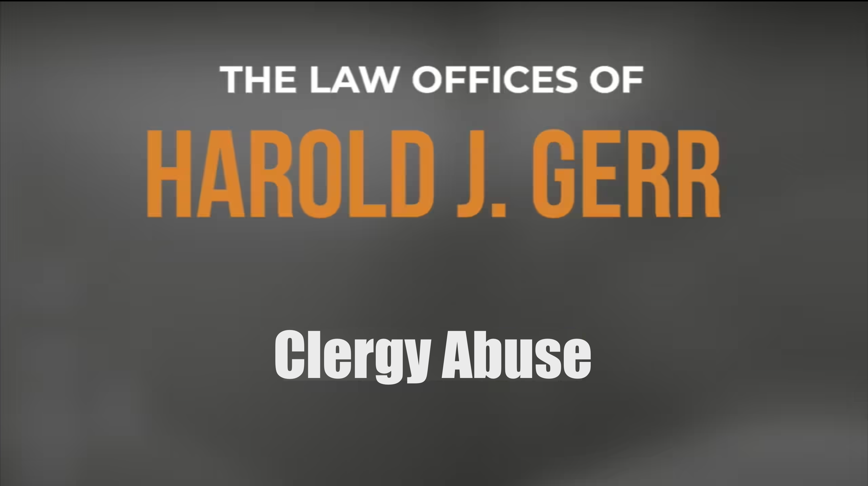 Clergy Abuse Thumbnail