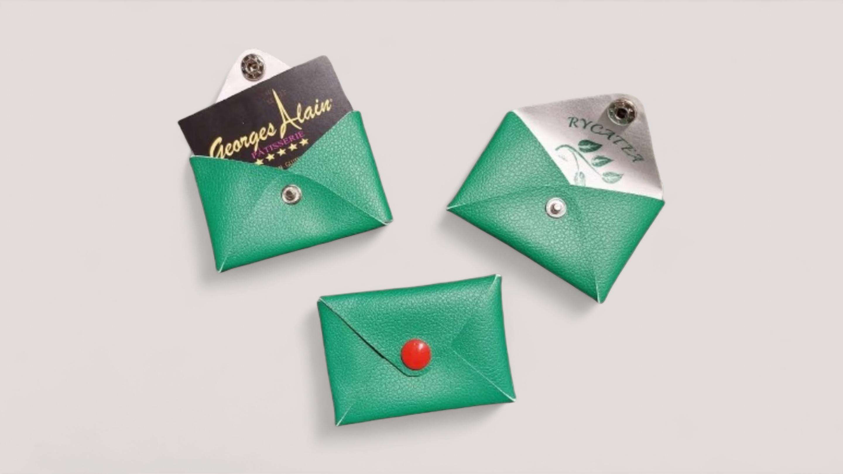 Handmade leatherette RYCATEA® card case