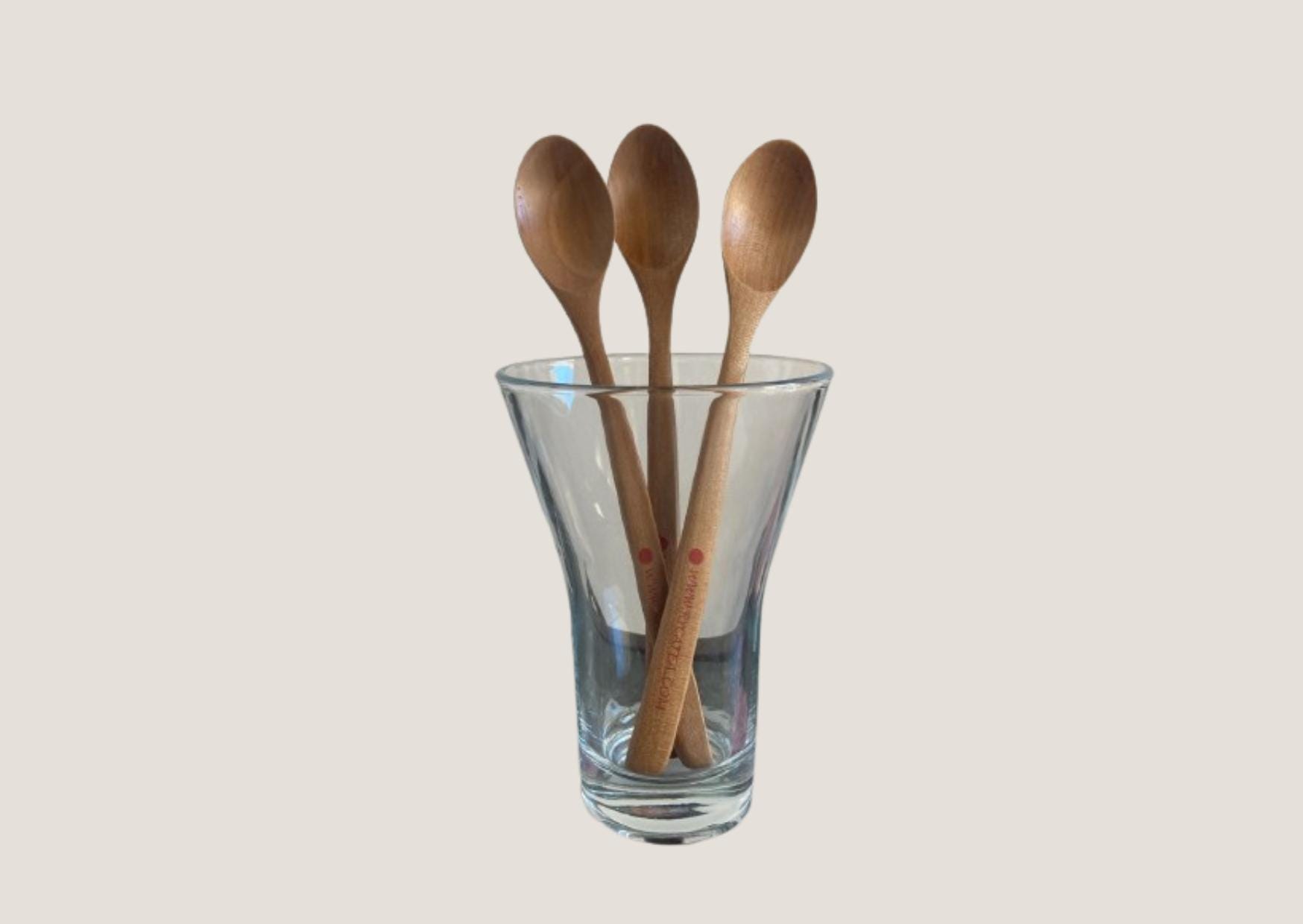 1 wooden tea dosing spoon