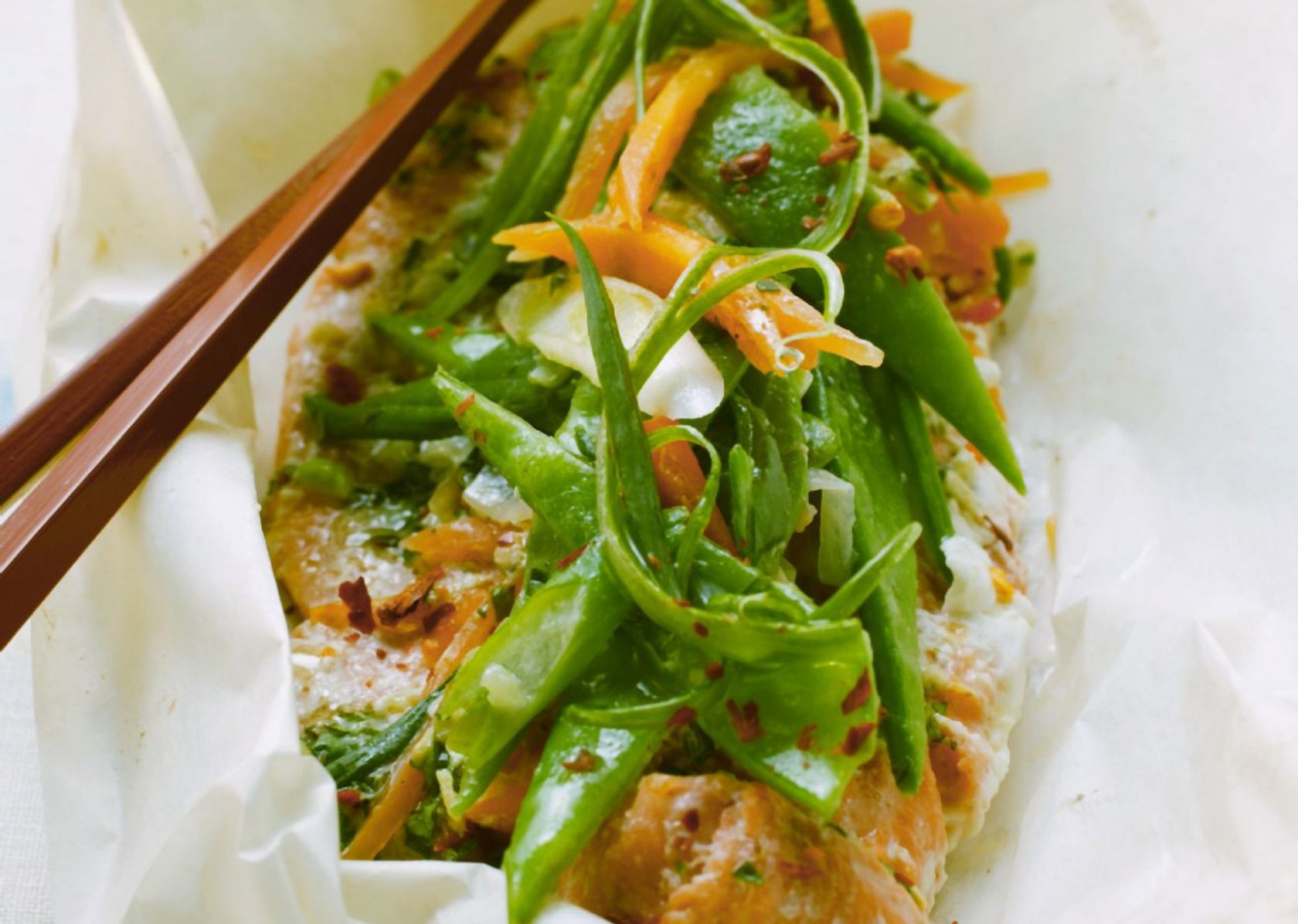 Asia-Fisch mit Gemüse