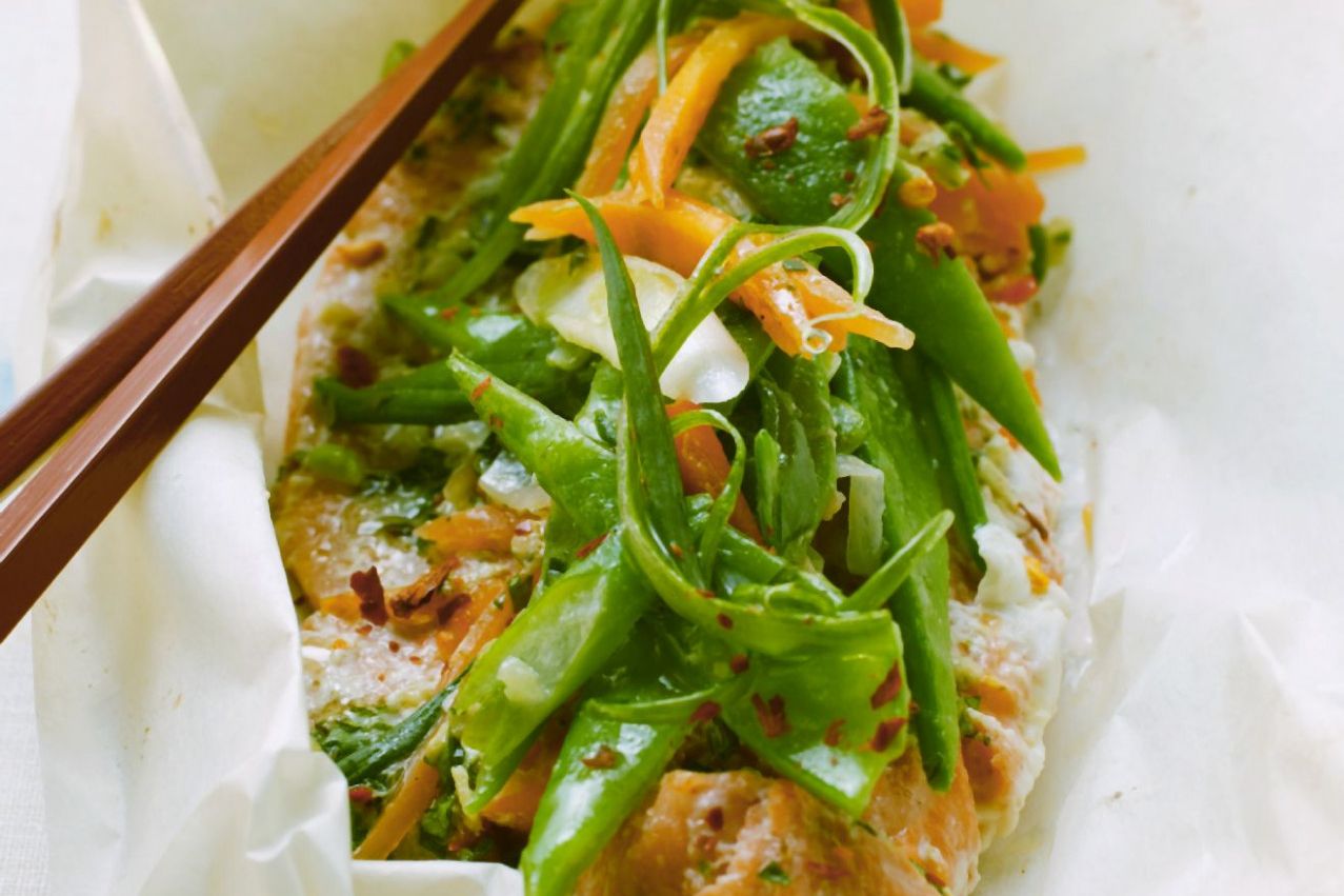 Asia-Fisch mit Gemüse