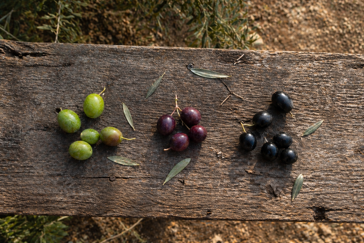 olive ripeness spectrum