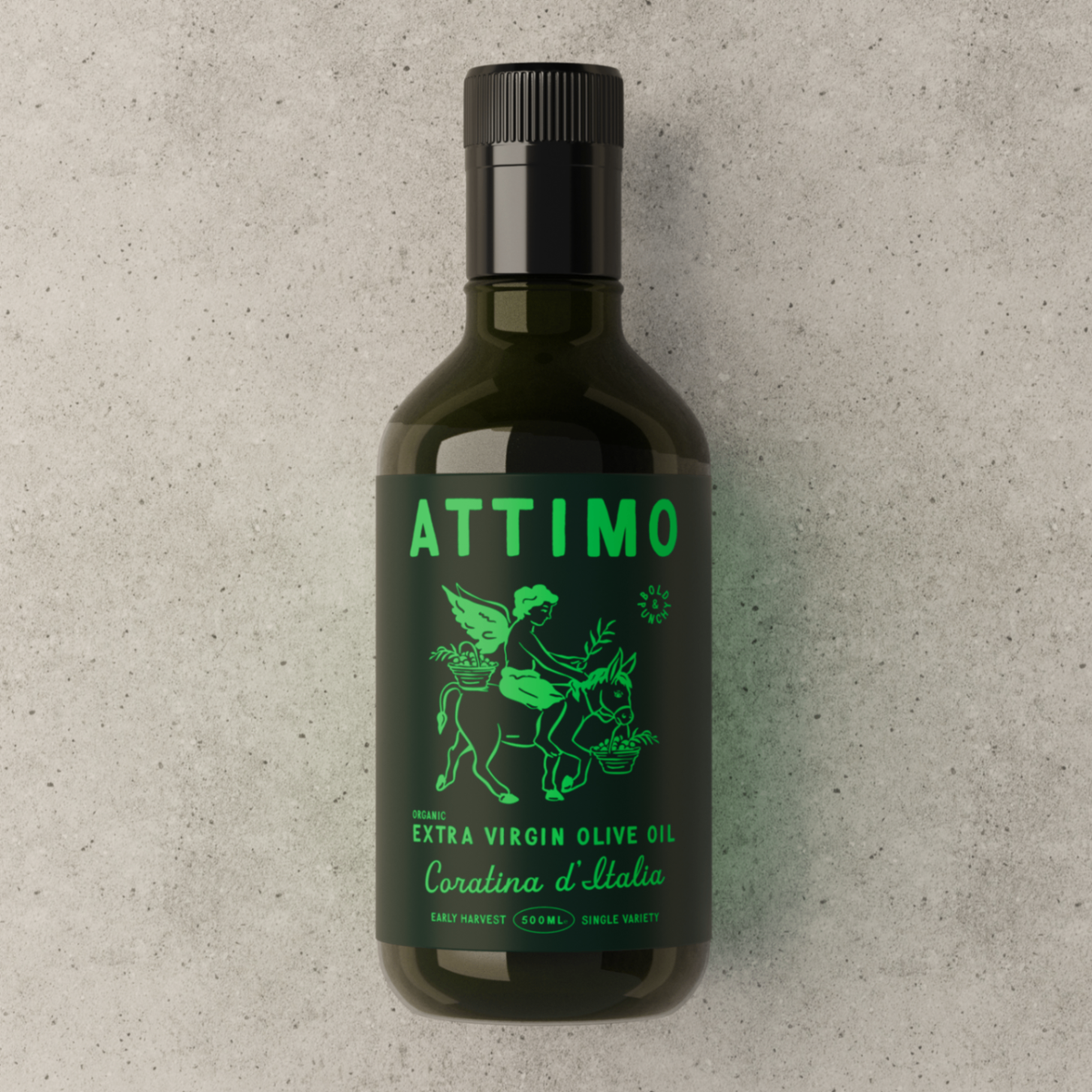 attimo coratina bottle glass