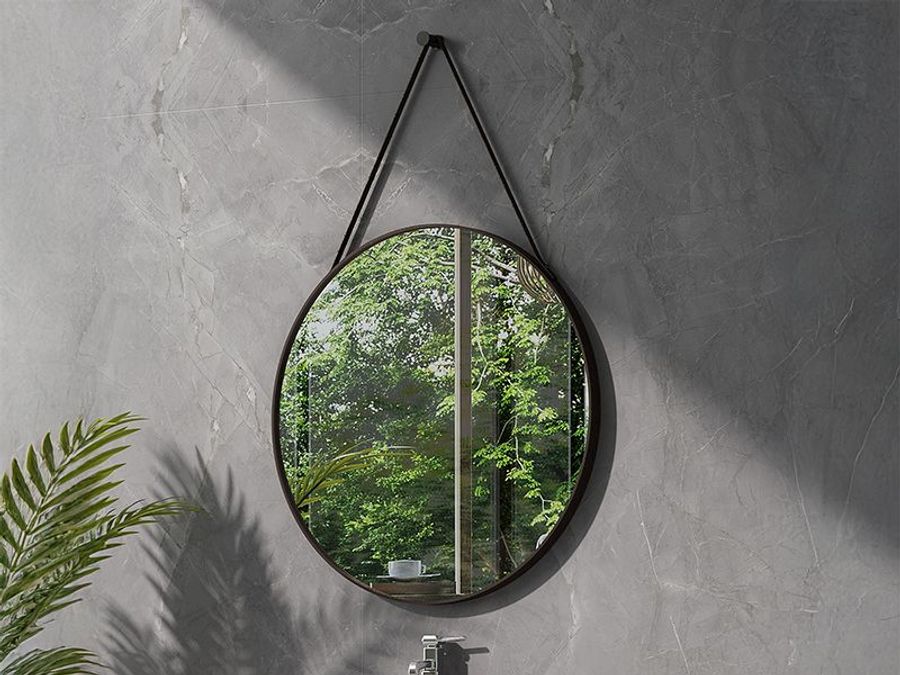 Framed Mirror — Round