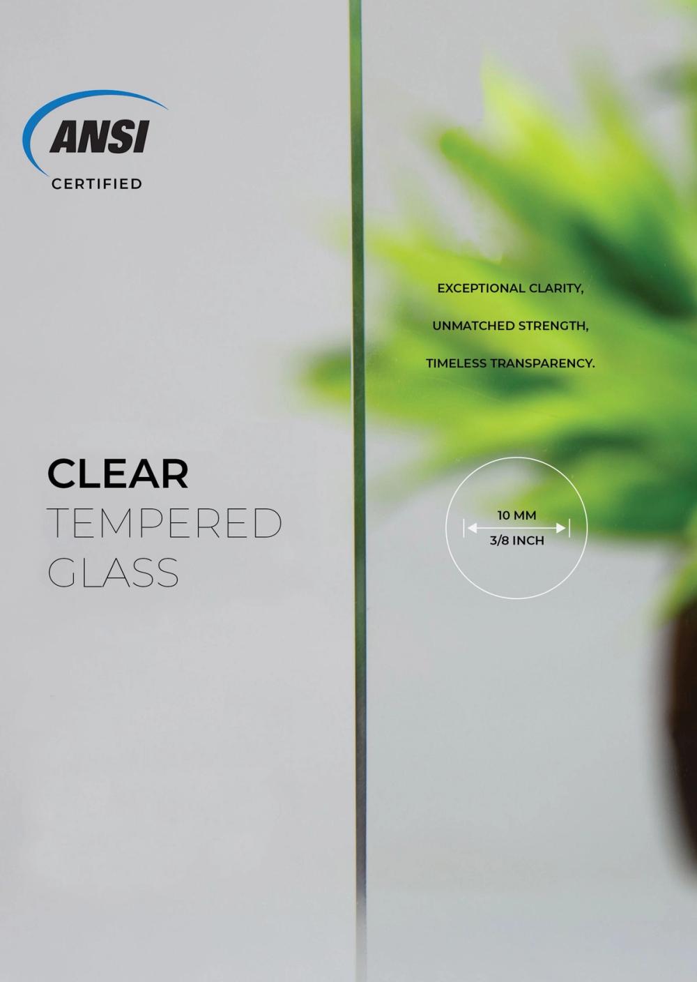 Fremont — Clear Tempered Glass