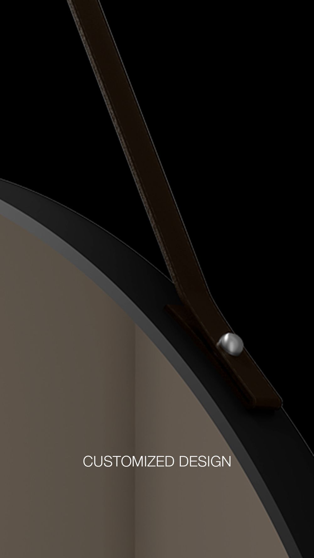 Framed Mirror — Round — undefined