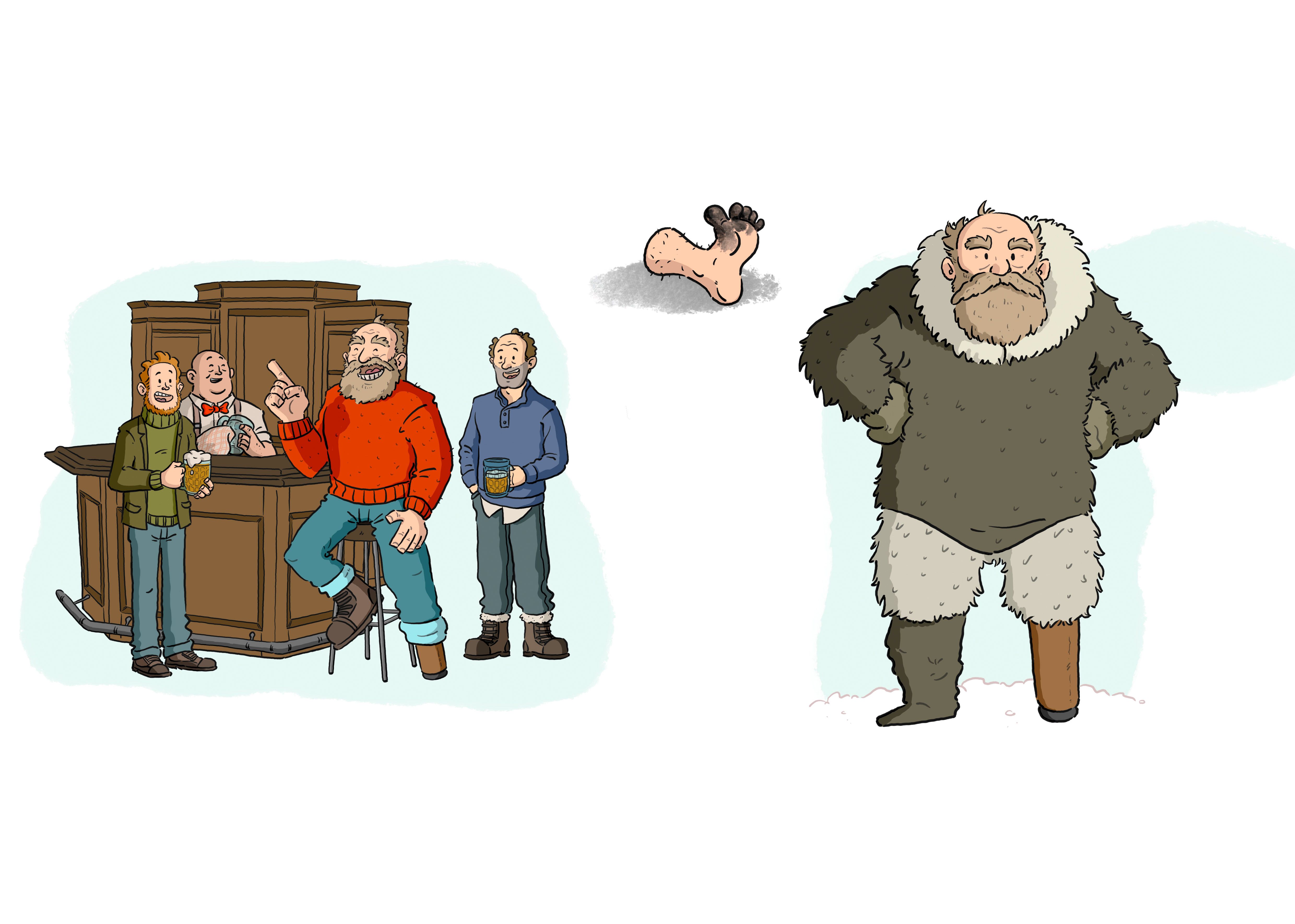 Shape a Polar Poop like Peter Freuchen