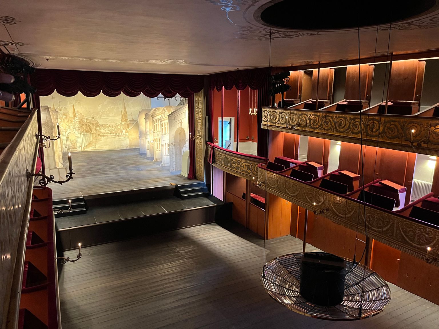 Hofteatrets sal efter restaurering