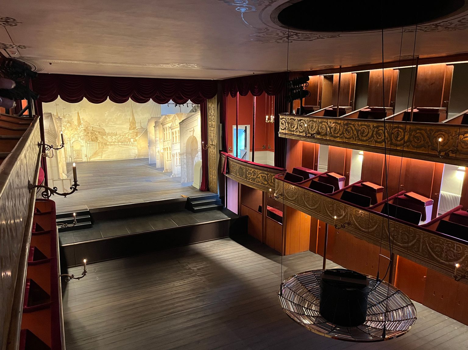 Hofteatrets sal efter restaurering