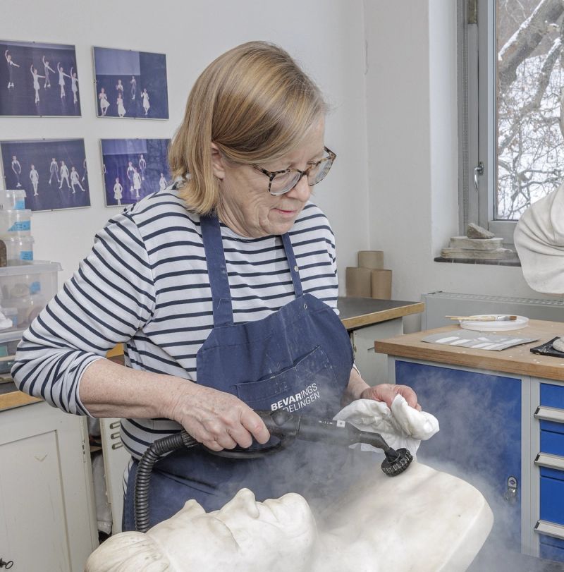 Stenkonservator Susanne Trudsø