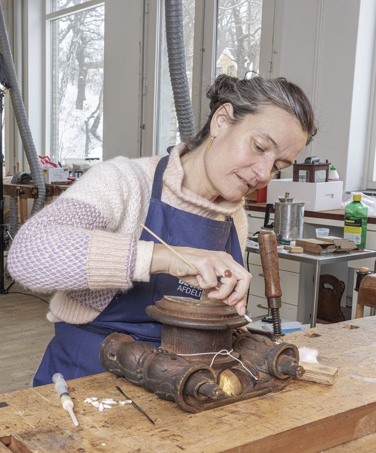 Møbelkonservator Bodil Stauning