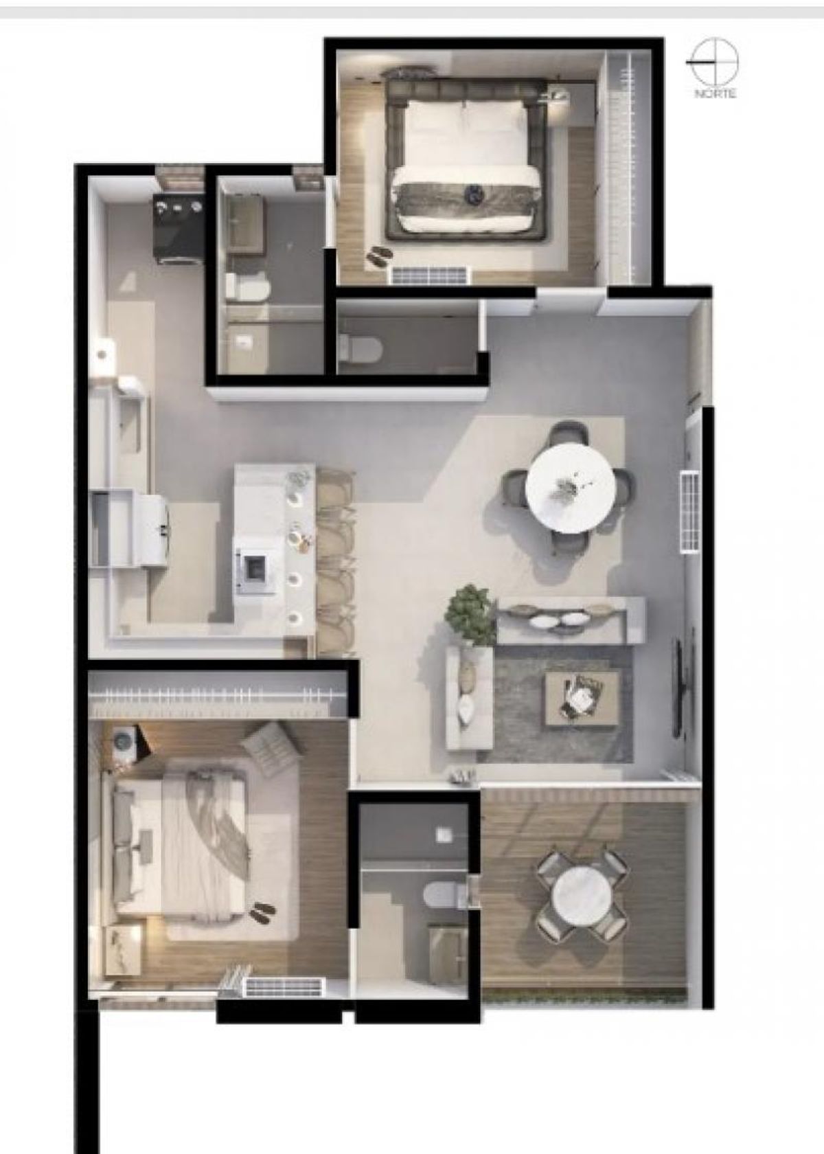 Fotografía de DEPARTAMENTOS EN VENTA EN LOMAS 2 SECCION NEVANTA