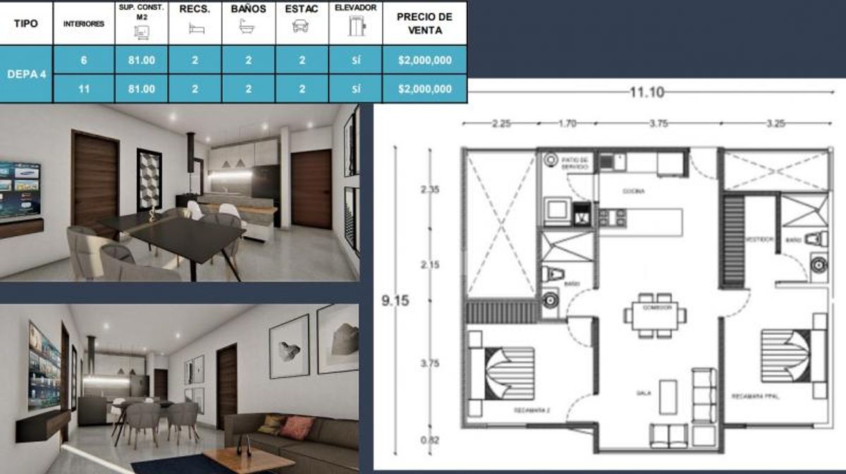 Fotografía de DEPARTAMENTOS EN VENTA EN TORRE AZUL EN CIMA AZUL