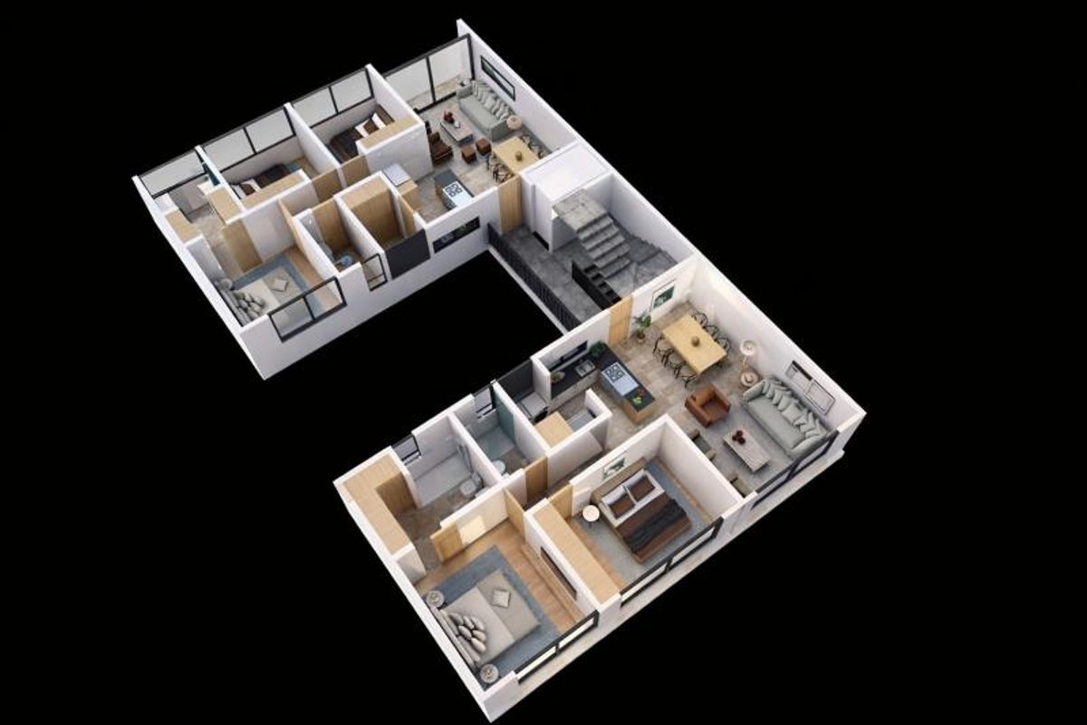 Fotografía de DEPARTAMENTOS EN VENTA EN  LOMAS 4 SECCION EN TORRE VIZCAINA