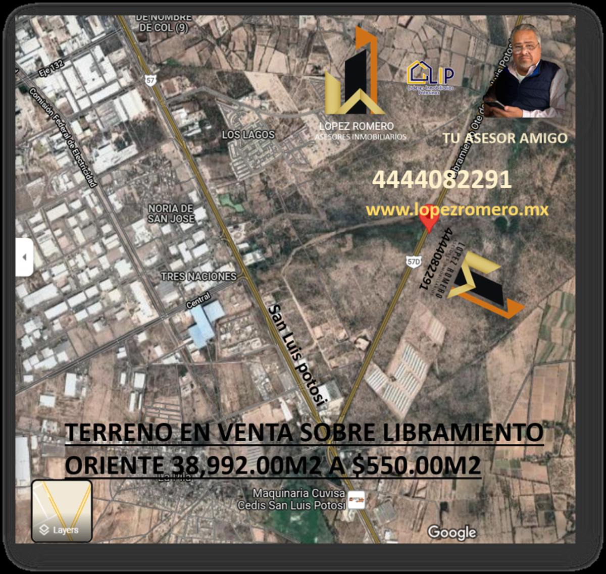 Fotografía de TERRENO EN VENTA ZONA INDUSTRIA LIBRAMIENTO ORIENTE