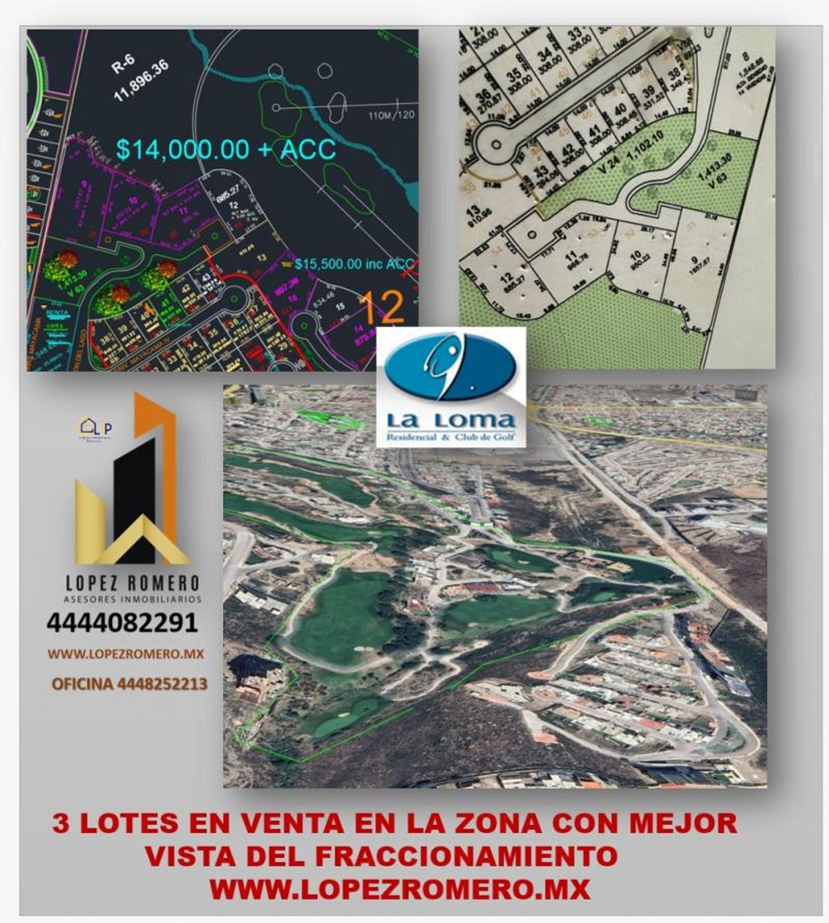 Fotografía de TRES LOTES EN VENTA EN LA LOMA CLUB DE GOLF