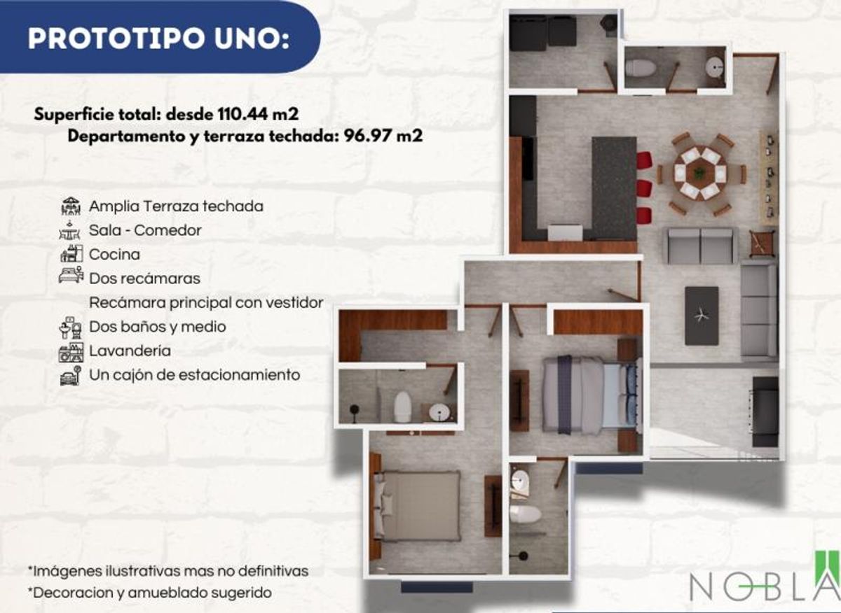 Fotografía de DEPARTAMENTOS EN VENTA EN TORRE LE BLANC EN PRIVADA CUAUHTEMOC