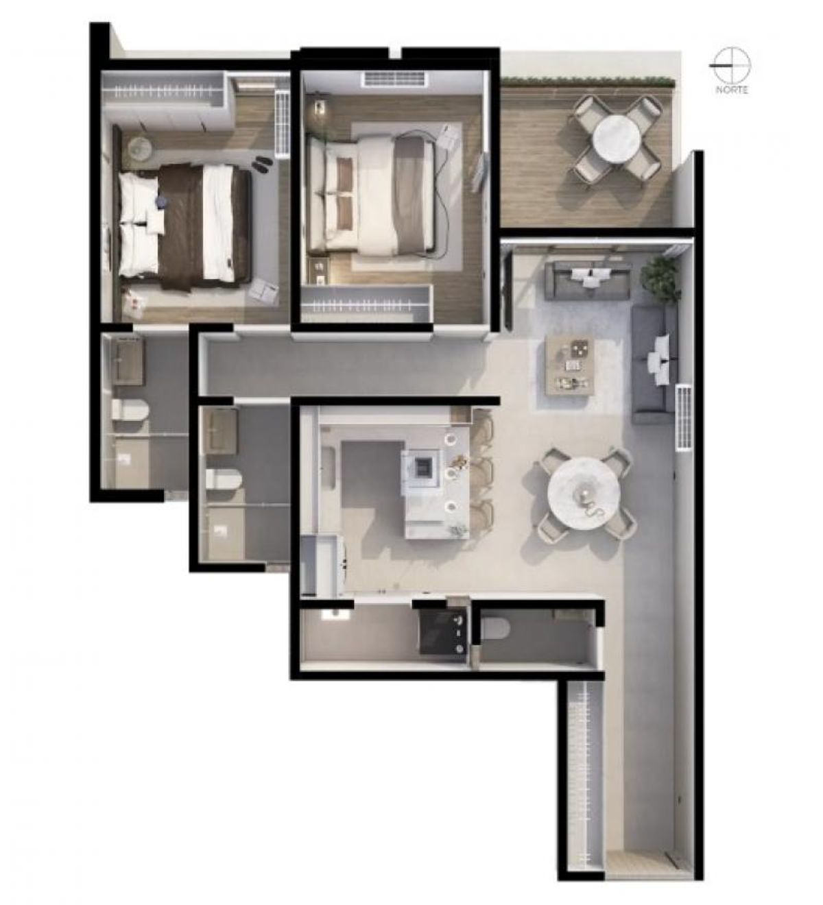 Fotografía de DEPARTAMENTOS EN VENTA EN LOMAS 2 SECCION NEVANTA