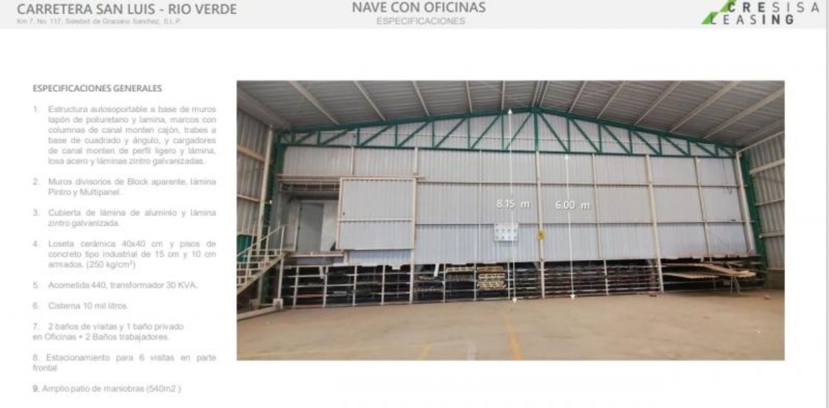 Fotografía de NAVE INDUSTRIAL CON OFICINAS EN VENTA