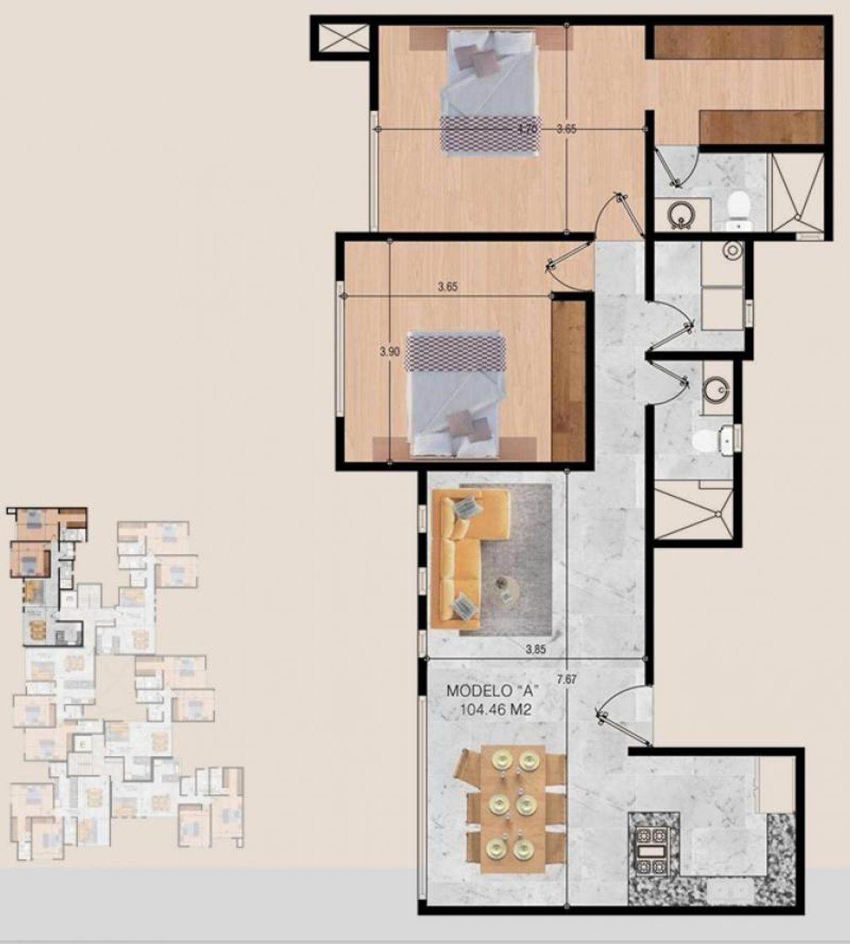 Fotografía de DEPARTAMENTO EN VENTA EN ESQUINA VALENTIN GAMA Y FRANCISCO PEÑA