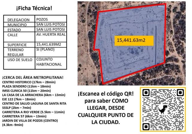 Fotografía de TERRENO EN VENTA CON BARDA PERIMETRAL EN POZOS