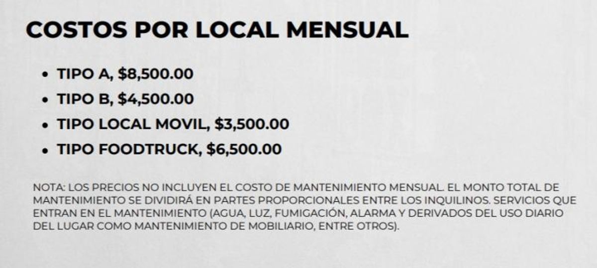 Fotografía de LOCALES EN RENTA FOODCOURT EN VILLA MAGNA