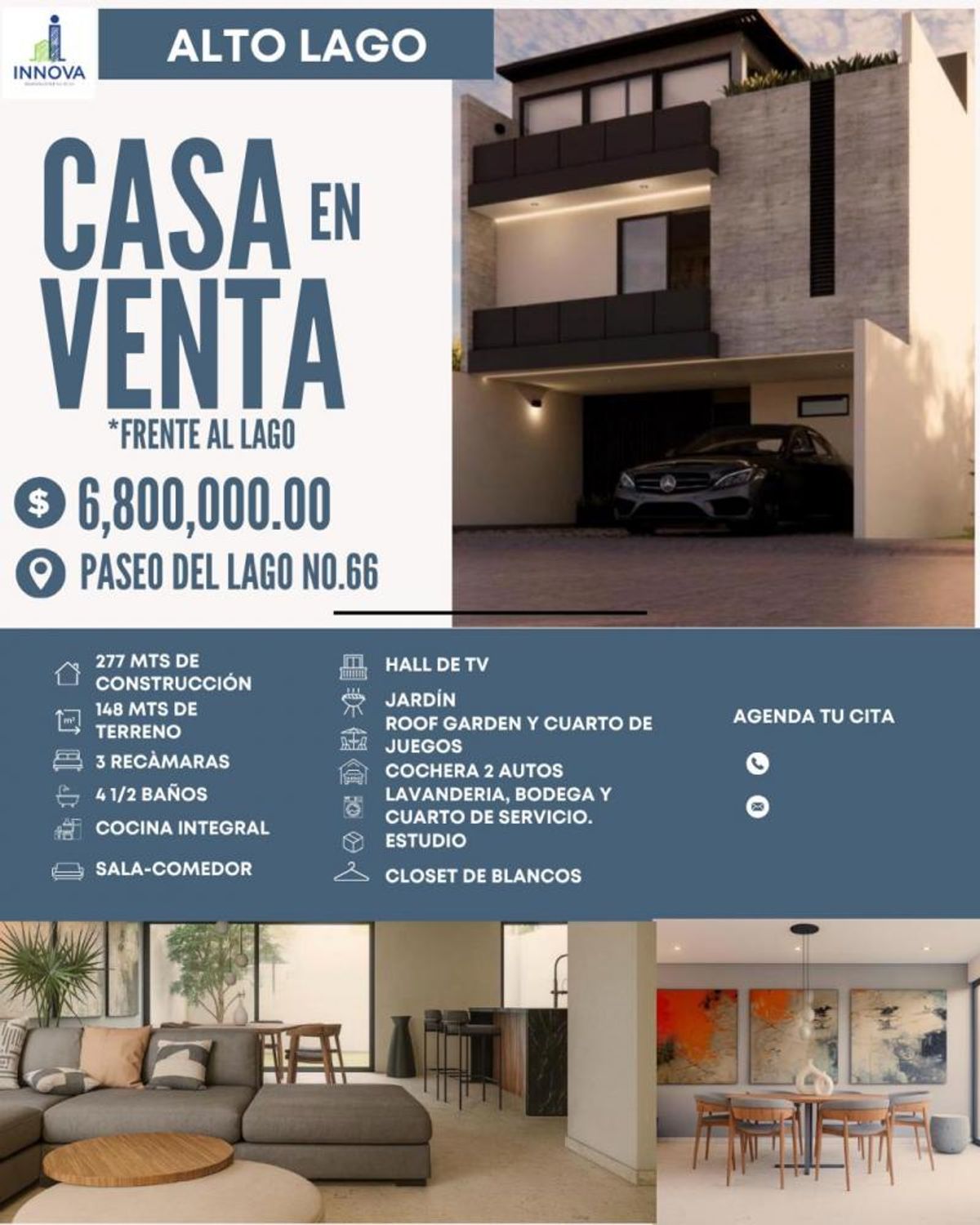 Fotografía de CASA EN VENTA EN ALTO LAGO FRENTE AL LAGO