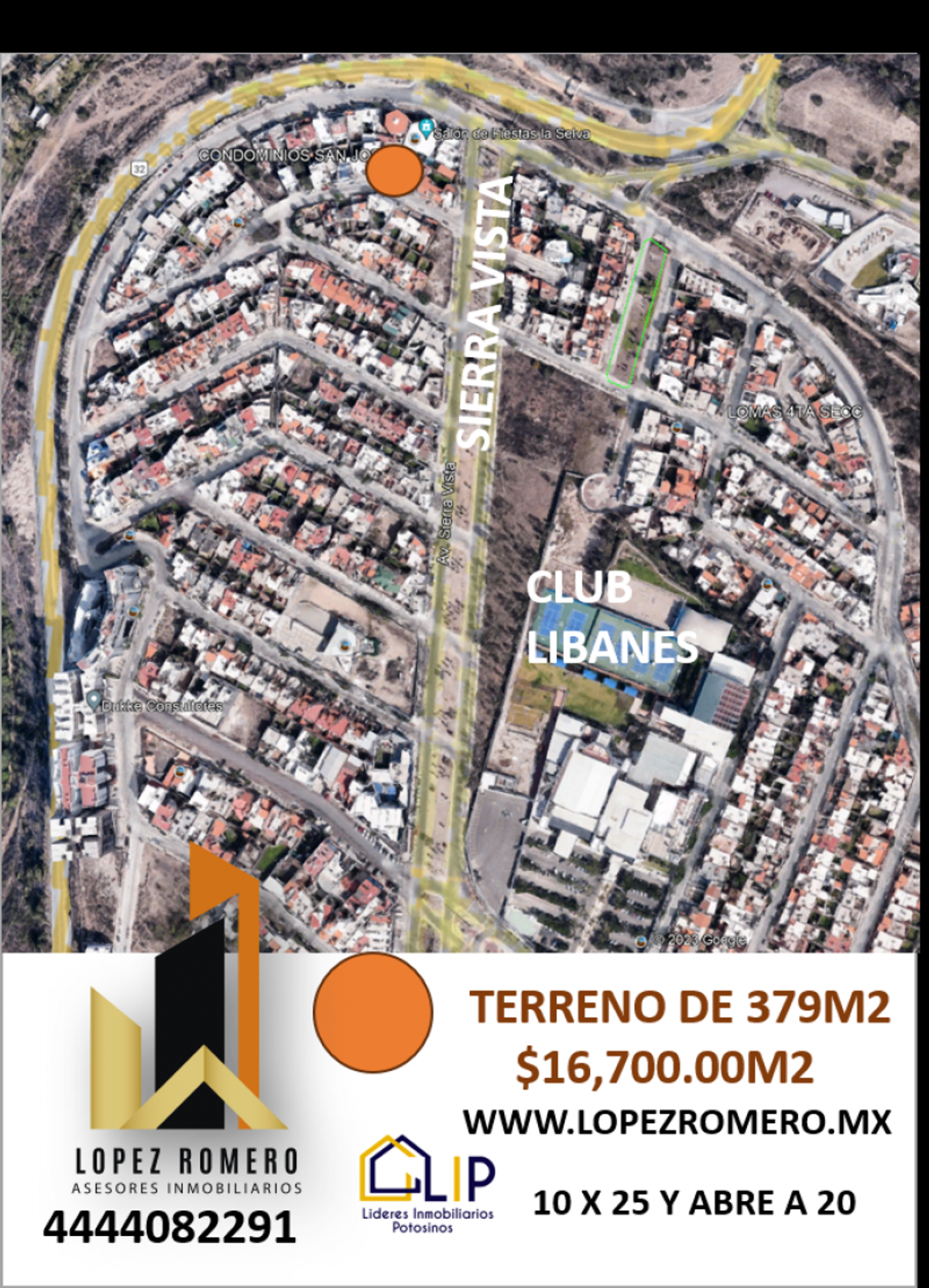 Fotografía de VENTA DE LOTE A MEDIA CUADRA DE SIERRA VISTA