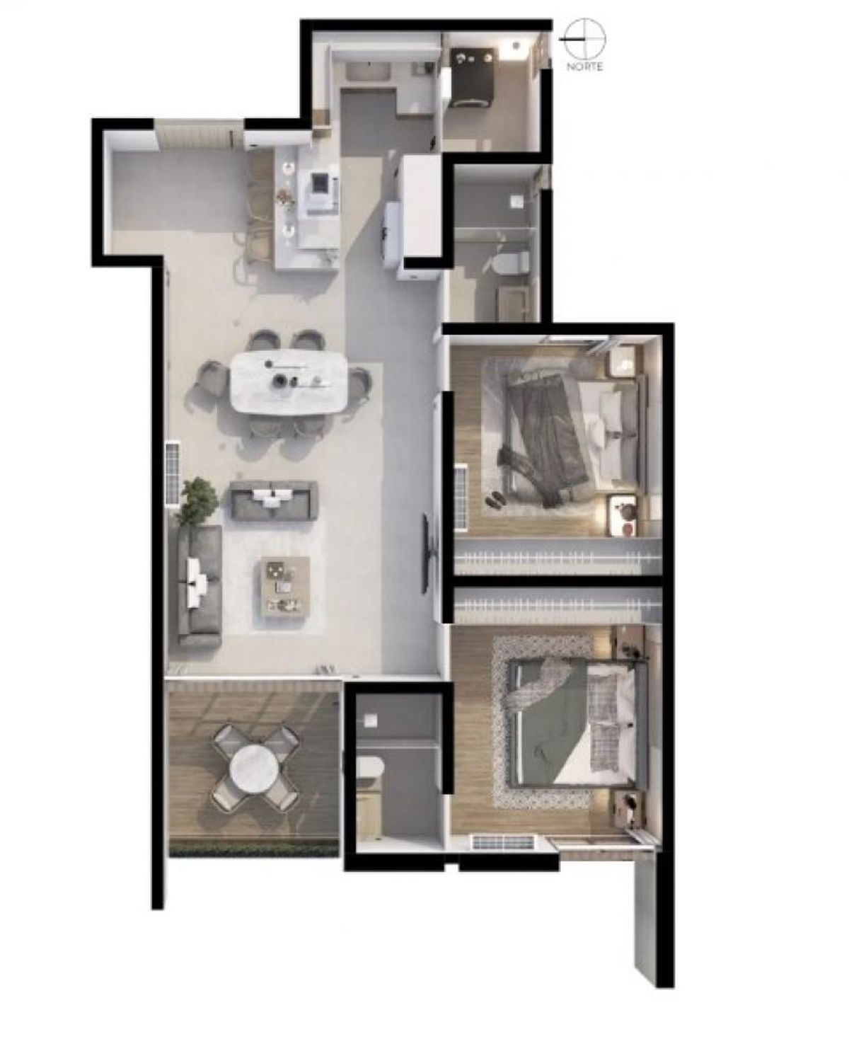 Fotografía de DEPARTAMENTOS EN VENTA EN LOMAS 2 SECCION NEVANTA