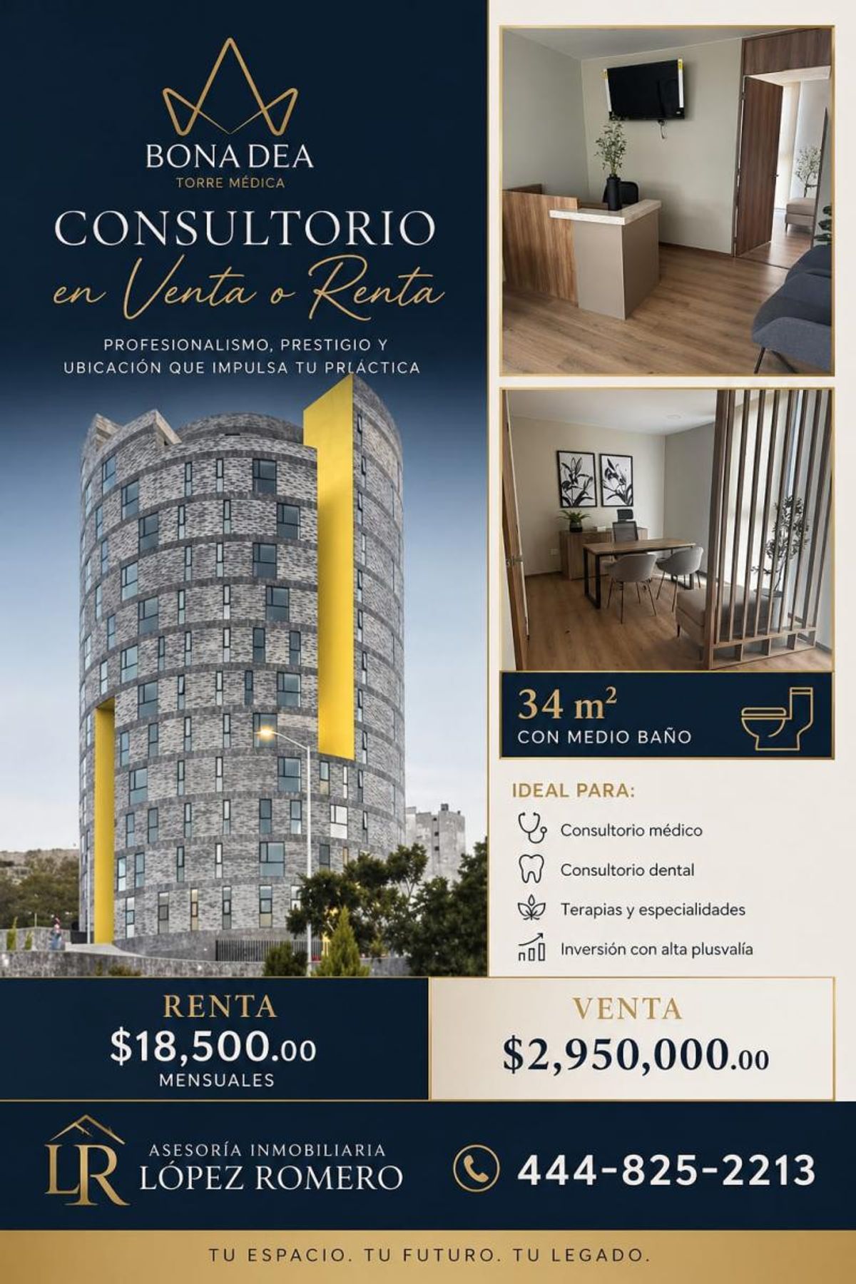 Fotografía de VENTA DE CONSULTORIOS EN TORRE MEDICA BONADEA