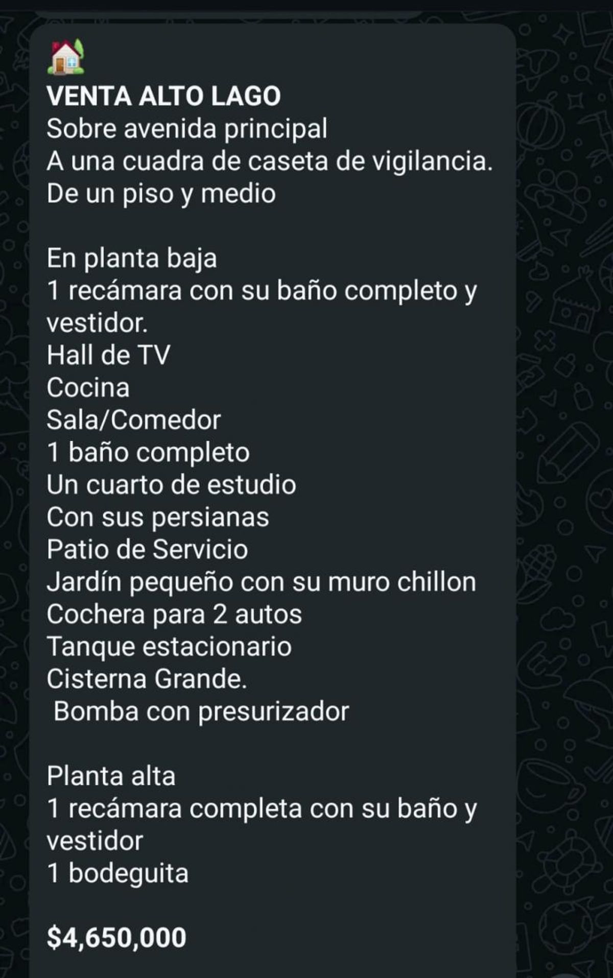 Fotografía de CASA EN VENTA EN ALTO LAGO